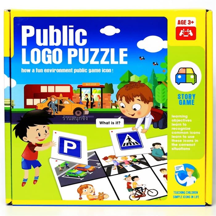 Настольная игра "Public logo puzzle"
