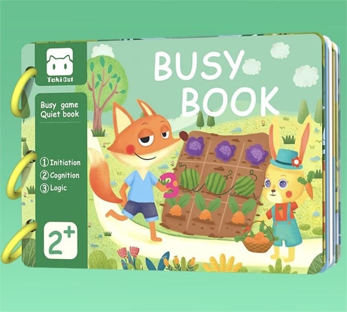 Книжка-игрушка Busy book Green