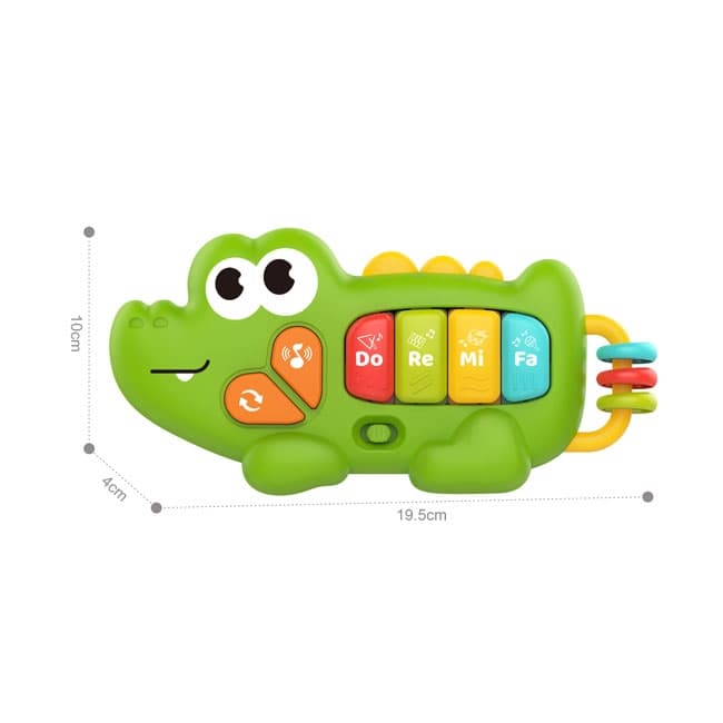 Развивающая музыкальная игрушка Пианино Крокодил HE0567
