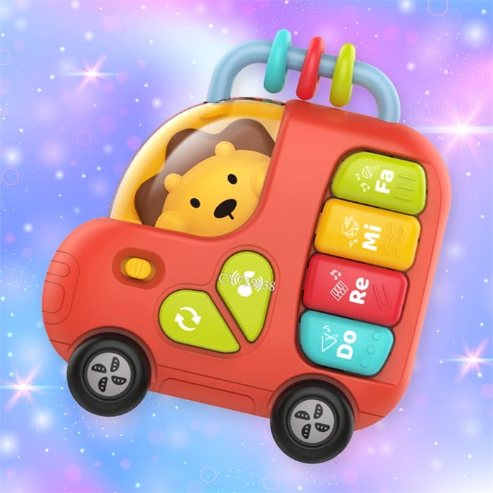 Развивающая музыкальная игрушка Пианино Машинка HE0566