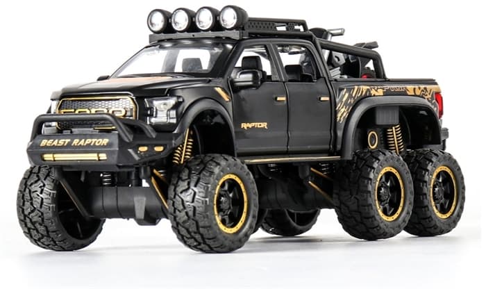 Машинка металлическая Ford Raptor Black 5215