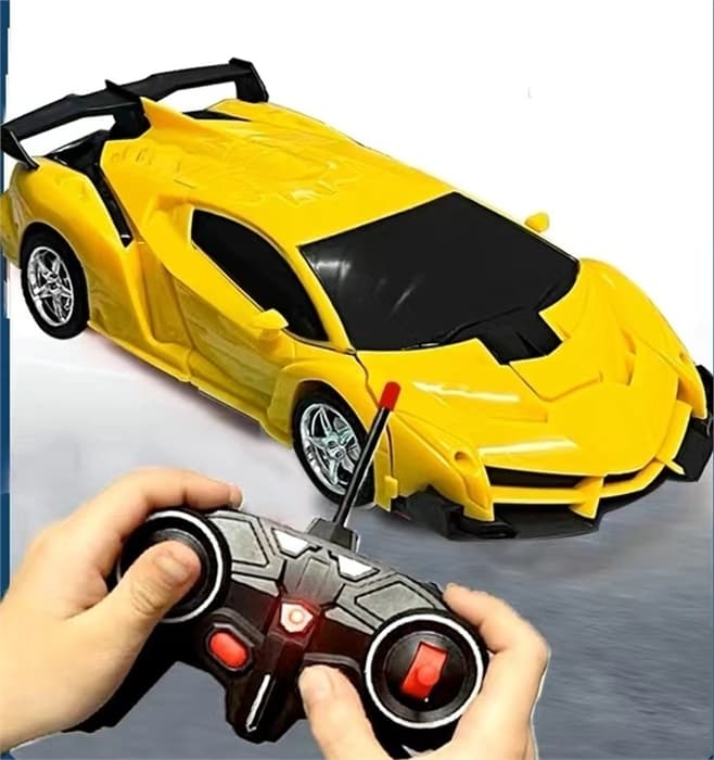 Робот Трансформер машина на радиоуправлении Lamborghini 10274 желтый