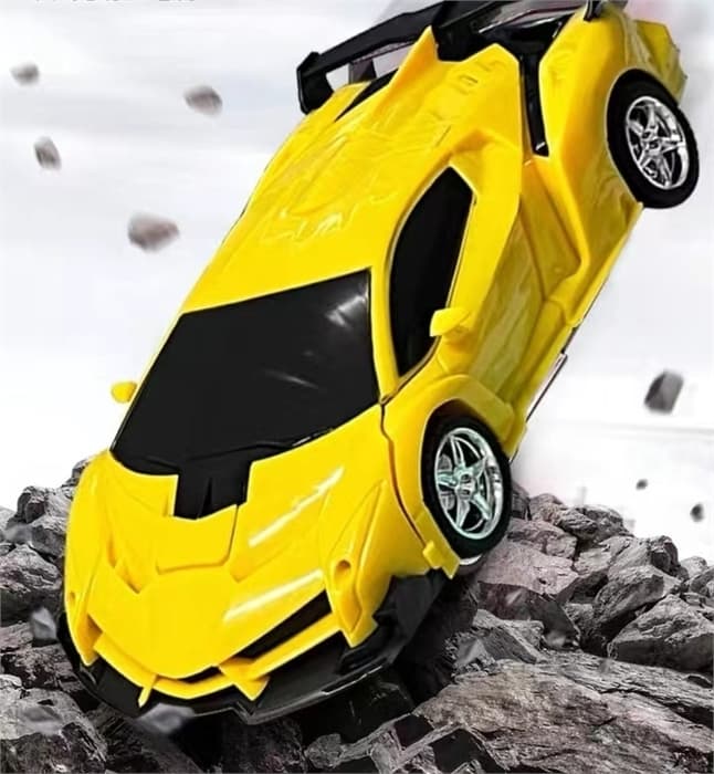 Робот Трансформер машина на радиоуправлении Lamborghini 10274 желтый
