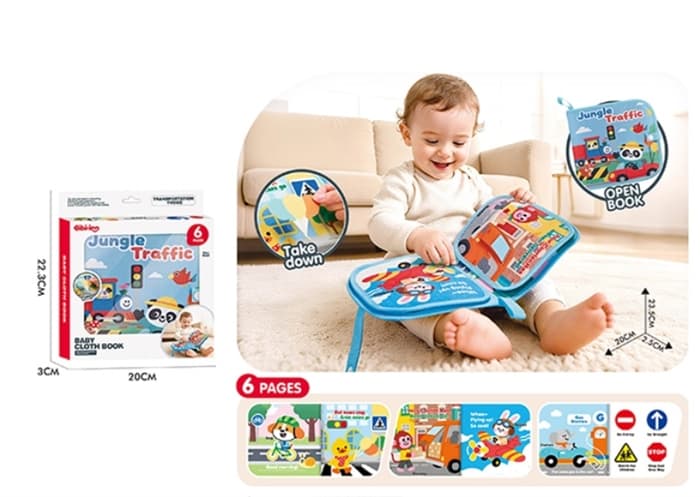 Книжка-игрушка Busy book Транспорт 6093