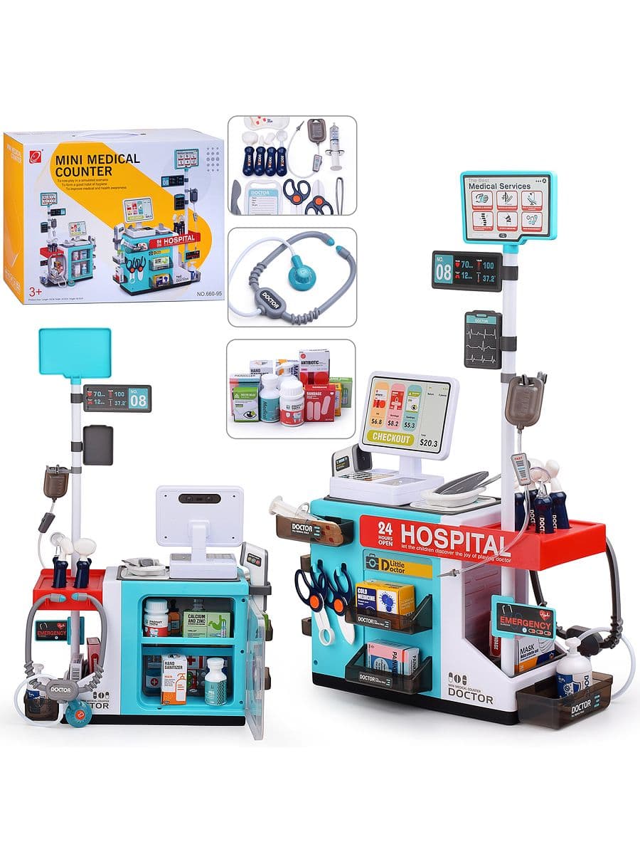 Игровой набор доктора, мини-столик 660-95