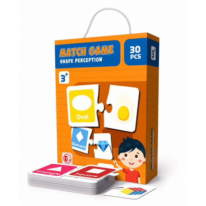 Игра "Найди пару" из двух частей Shape perception